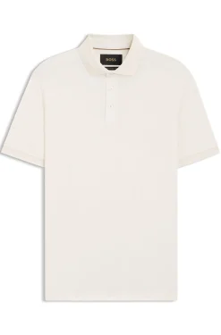 Polo shirt in mercerised cotton
