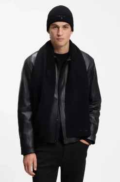 Porsche x BOSS beanie hat with Pasha check