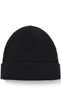 Porsche x BOSS beanie hat with Pasha check
