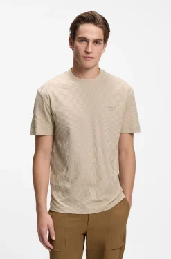 Porsche x BOSS cotton T-shirt with Pasha pattern