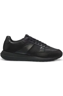 Porsche x BOSS leather trainers with perforated details