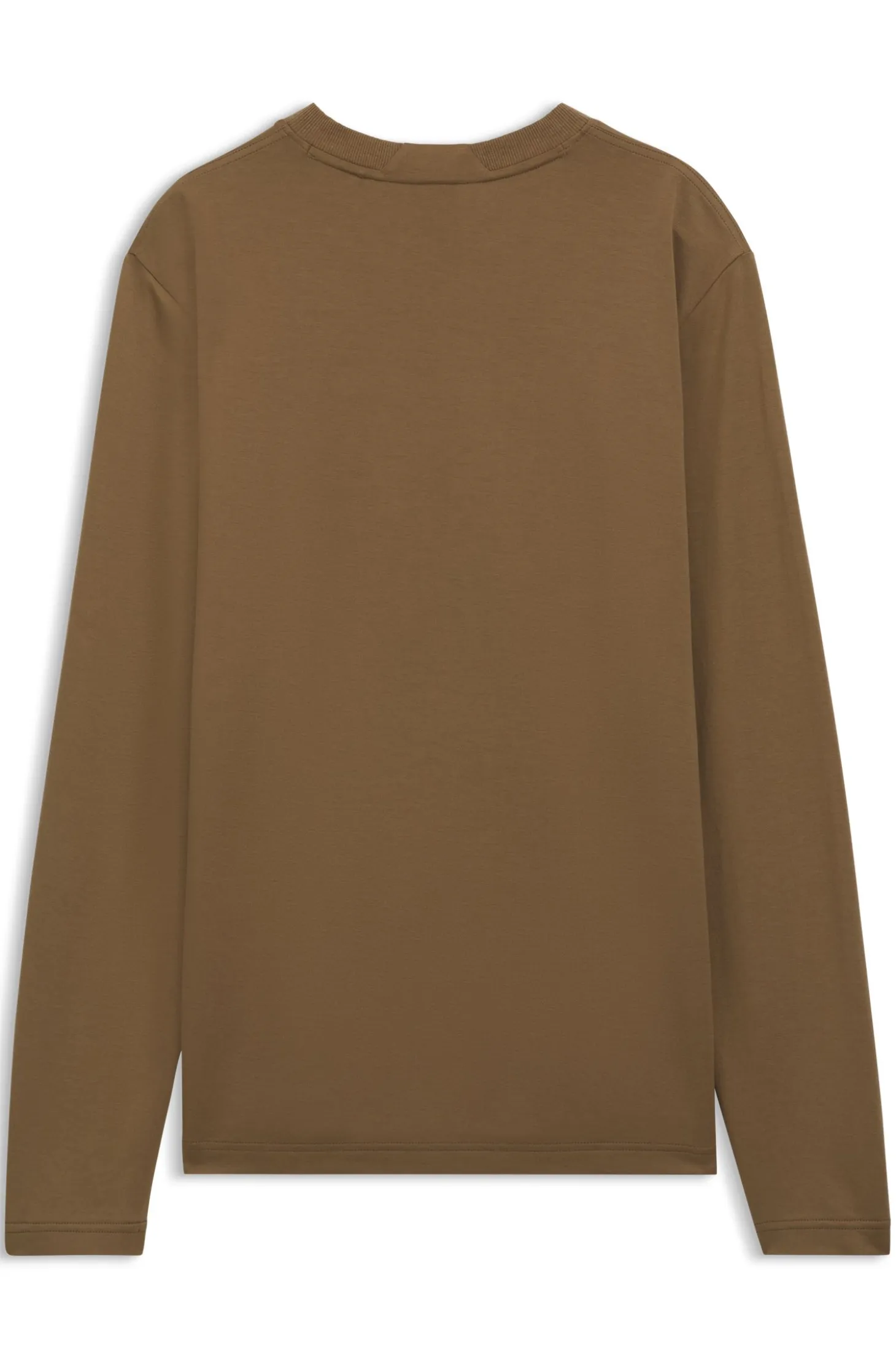 Porsche x BOSS long-sleeved T-shirt with gloss logo
