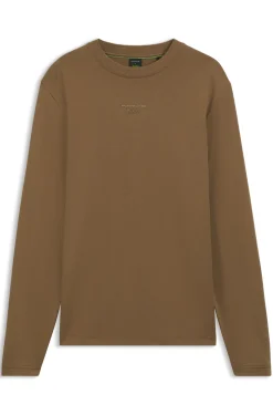 Porsche x BOSS long-sleeved T-shirt with gloss logo