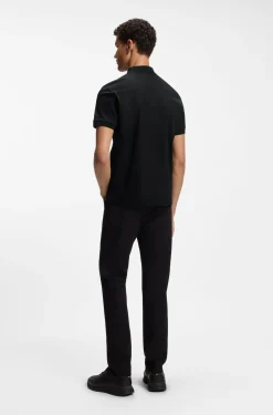 Porsche x BOSS polo shirt in mercerised cotton