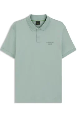 Porsche x BOSS polo shirt in mercerised cotton