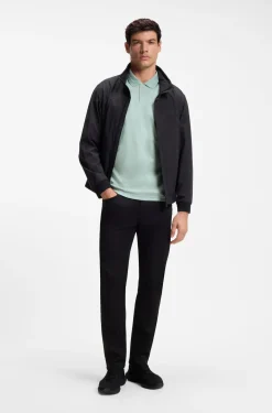 Porsche x BOSS polo shirt in mercerised cotton