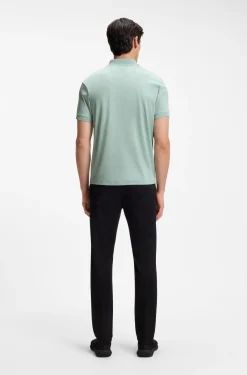 Porsche x BOSS polo shirt in mercerised cotton