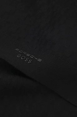 Porsche x BOSS scarf with Pasha check