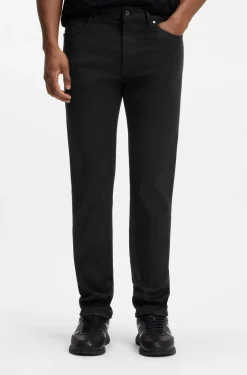 Porsche x BOSS tapered-fit trousers in stretch denim