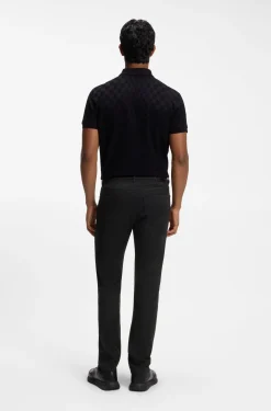 Porsche x BOSS tapered-fit trousers in stretch denim