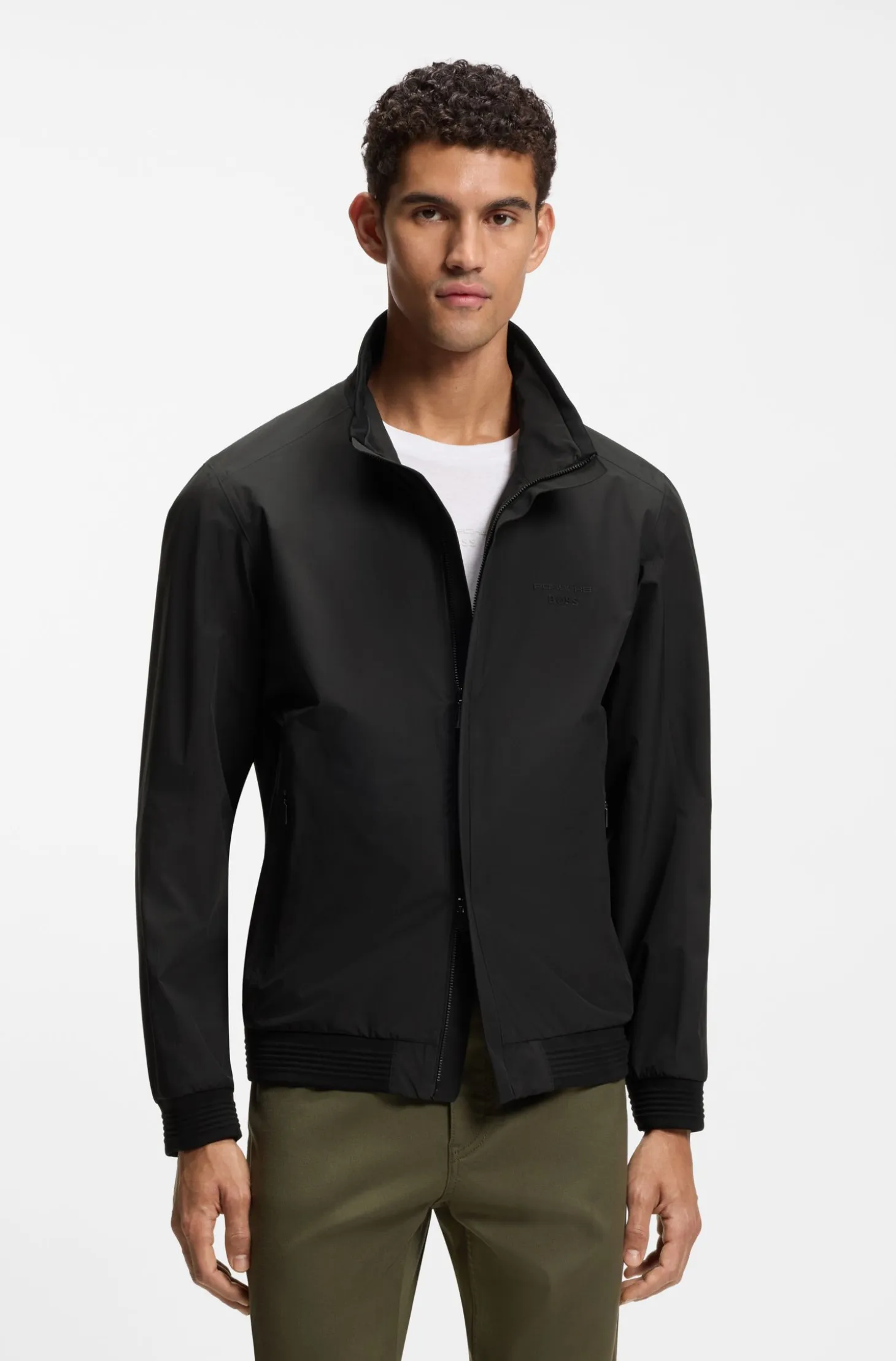 Porsche x BOSS water-repellent softshell jacket