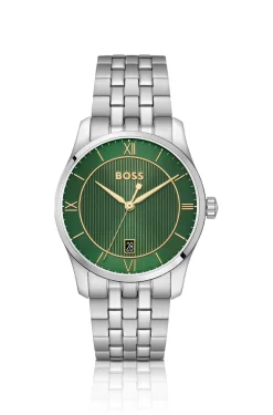 Principle Prestige watch with green textured dial