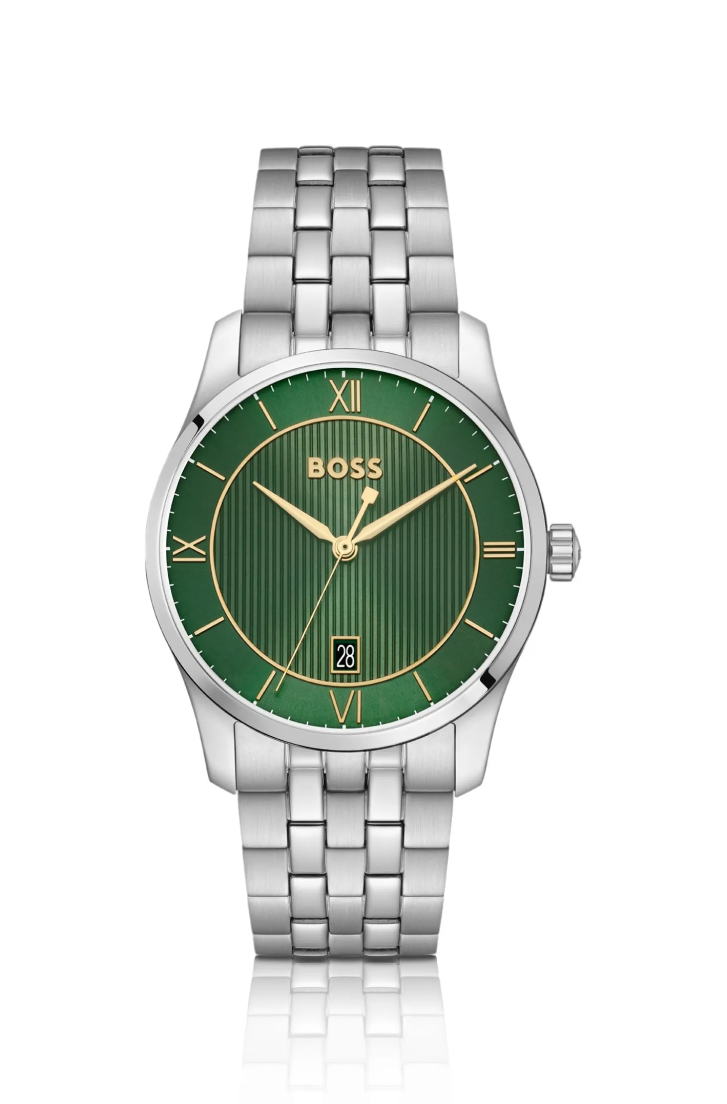 Principle Prestige watch with green textured dial