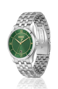 Principle Prestige watch with green textured dial