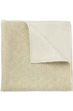 Printed pocket square in silk