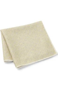 Printed pocket square in silk