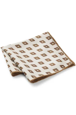 Printed pocket square in silk