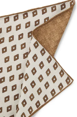 Printed pocket square in silk