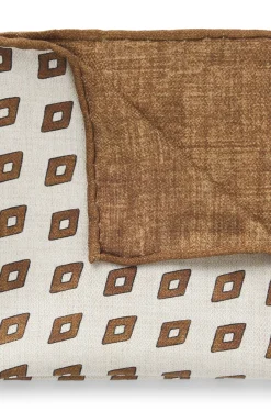 Printed pocket square in silk