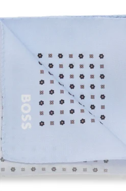 Printed pocket square with logo