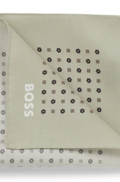 Printed pocket square with logo