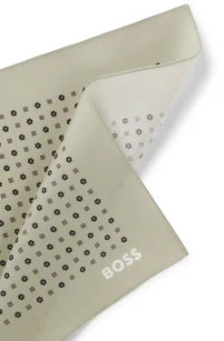 Printed pocket square with logo