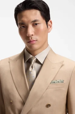 Printed pocket square with logo