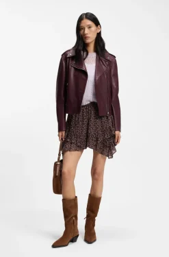 Printed skort with layered design