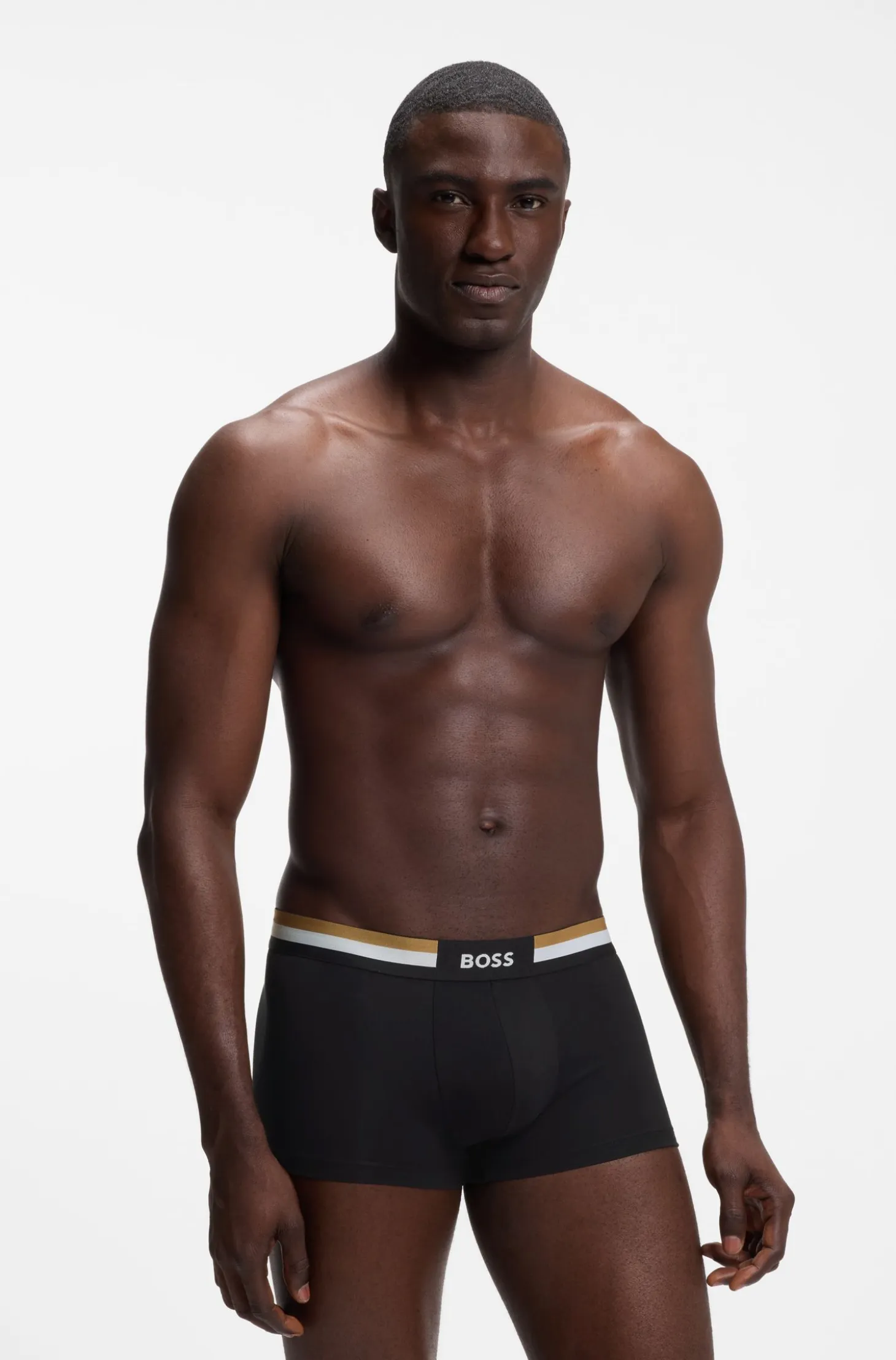 Quick-drying trunks in a technical cotton blend