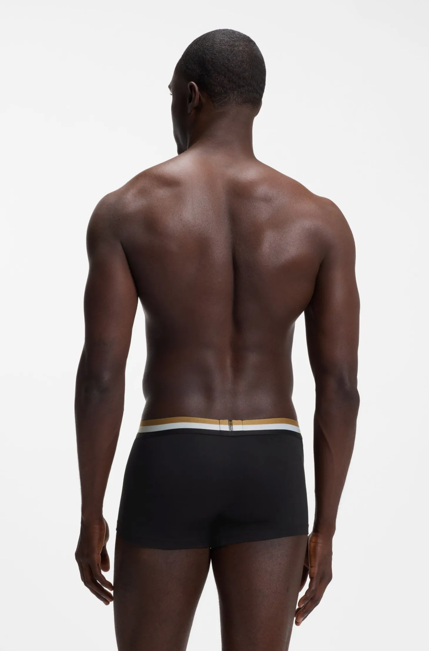 Quick-drying trunks in a technical cotton blend