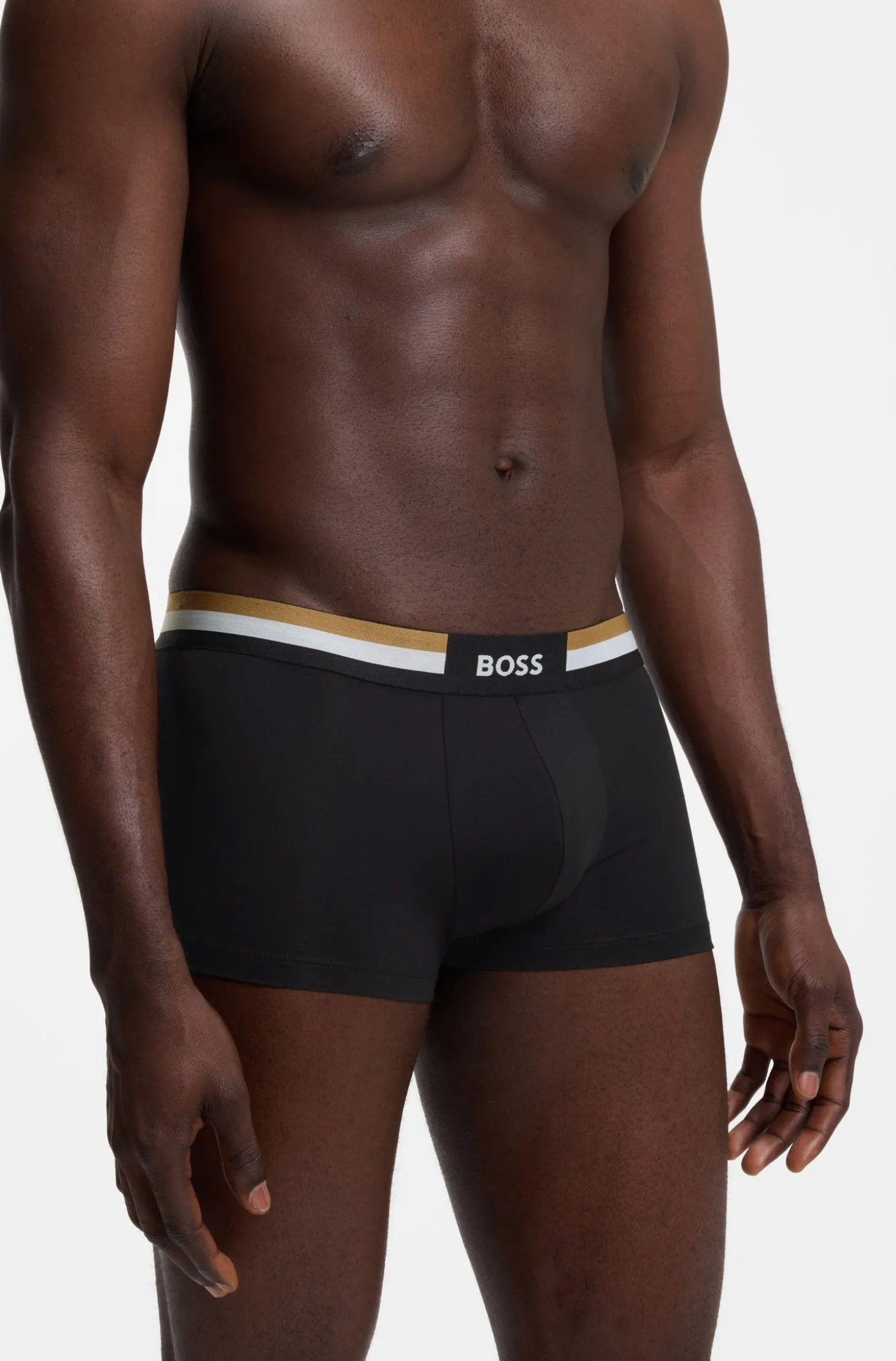 Quick-drying trunks in a technical cotton blend