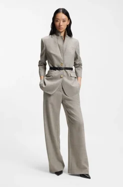 Regular-fit blazer in a wool blend