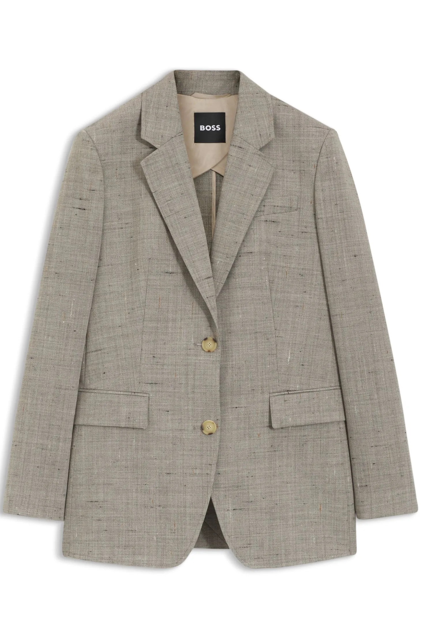 Regular-fit blazer in a wool blend