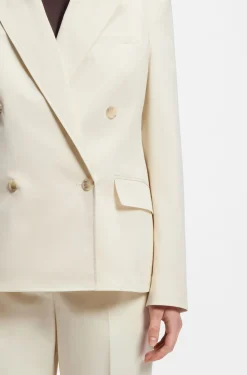 Regular-fit blazer in stretch cotton