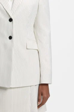 Regular-fit blazer with pinstripe