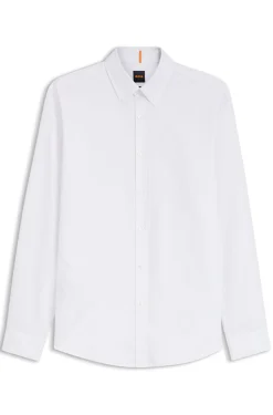 Regular-fit button-down shirt in Oxford cotton