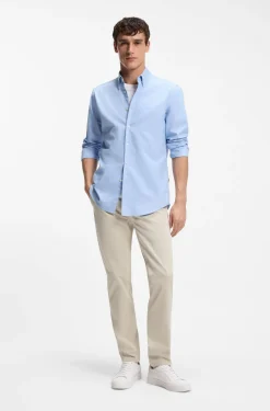 Regular-fit button-down shirt in Oxford cotton
