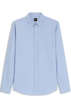Regular-fit button-down shirt in Oxford cotton