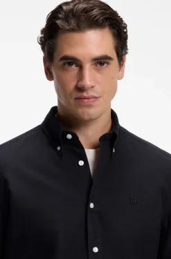 Regular-fit button-down shirt in Oxford cotton