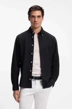 Regular-fit button-down shirt in Oxford cotton