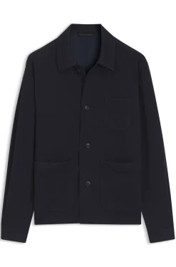 Regular-fit jacket in stretch jersey