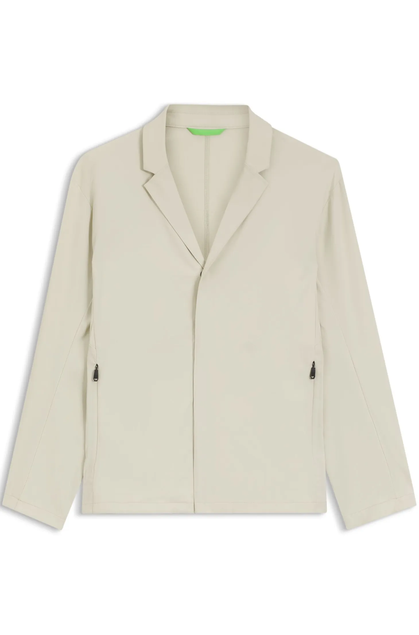 Regular-fit jacket in water-repellent stretch fabric
