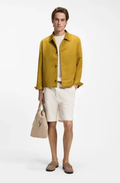 Regular-fit jacket with micro pattern