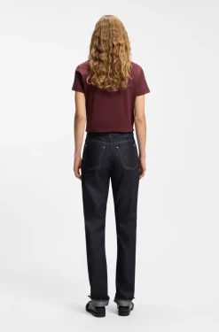 Regular-fit jeans with slim leg