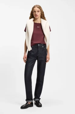 Regular-fit jeans with slim leg