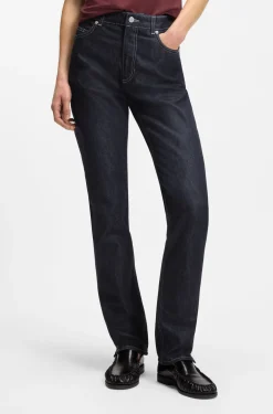 Regular-fit jeans with slim leg