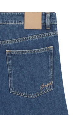 Regular-fit jeans with wide leg