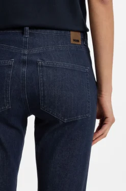 Regular-fit kick flare jeans in stretch denim