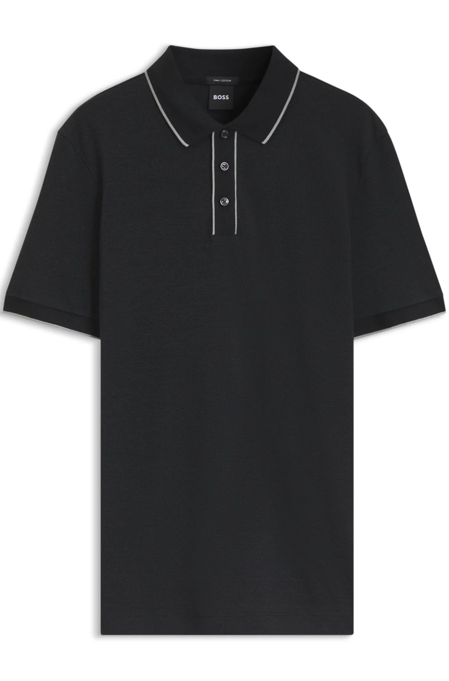 Regular-fit polo shirt in cotton