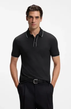 Regular-fit polo shirt in cotton